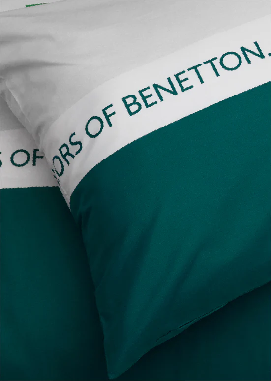 Exclusive Benetton , מצעים דו-צדדיים -ירוק/אפור - Image 3