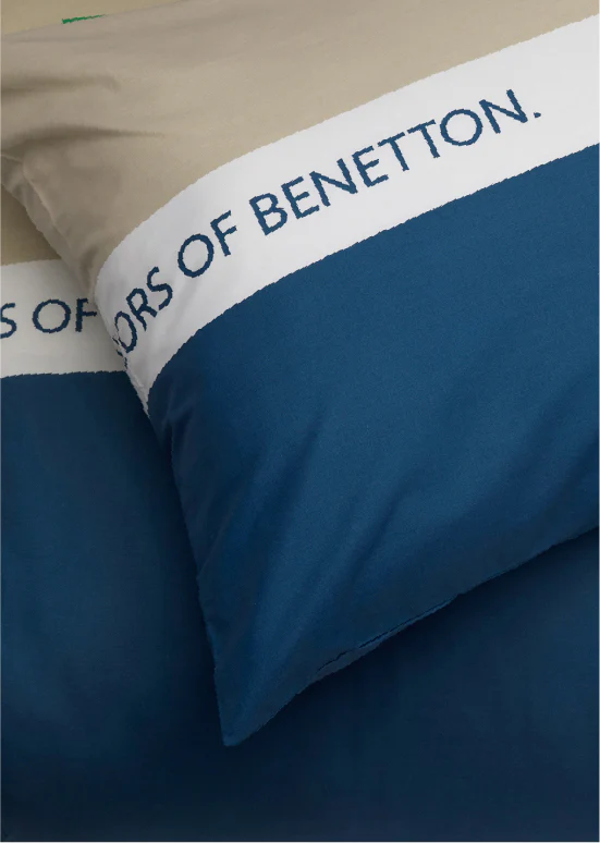 Exclusive Benetton , מצעים דו-צדדיים -פטרול/אבן - Image 2
