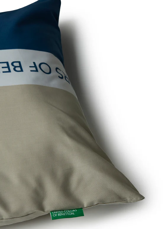 Exclusive Benetton , מצעים דו-צדדיים -פטרול/אבן - Image 4