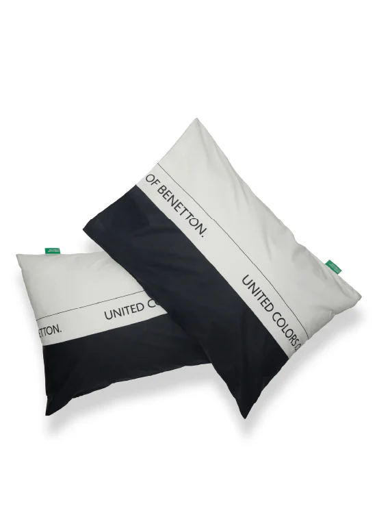 Exclusive Benetton , מצעים דו-צדדיים -שחור/לבן - Image 2