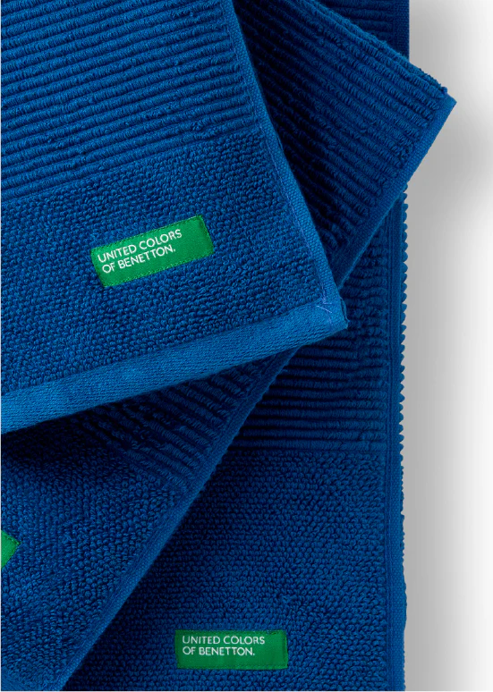 Benetton RIBS, מגבות כותנה פרימיום - כחול - Image 2