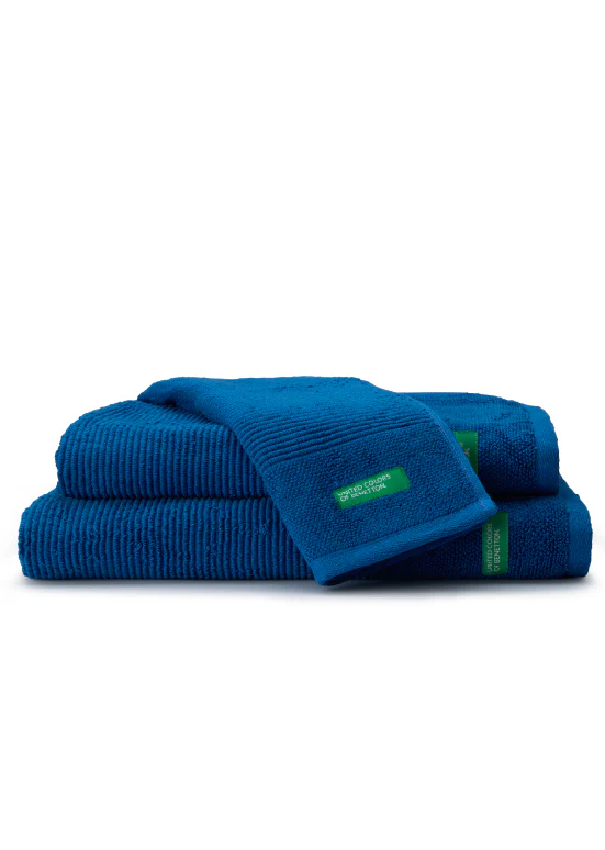 Benetton RIBS, מגבות כותנה פרימיום - כחול - Image 4