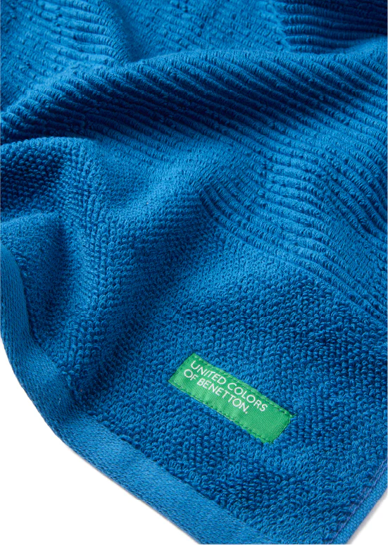 Benetton RIBS, מגבות כותנה פרימיום - כחול - Image 5