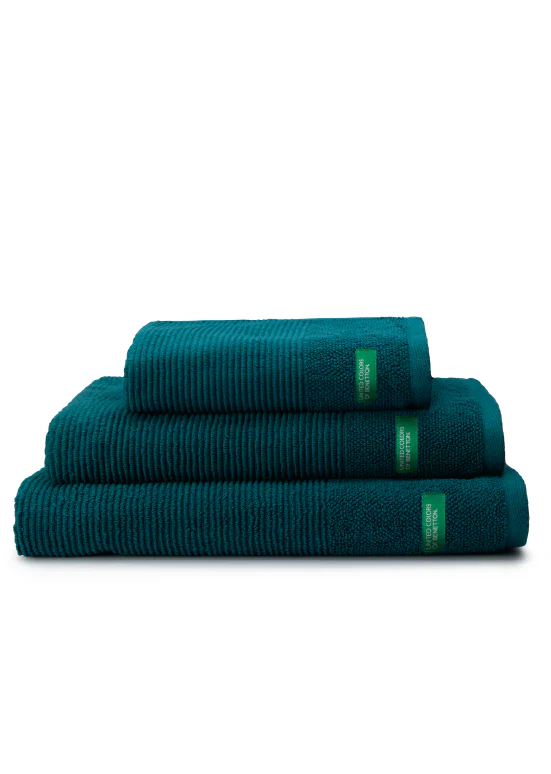 Benetton RIBS, מגבות כותנה פרימיום - ירוק - Image 3