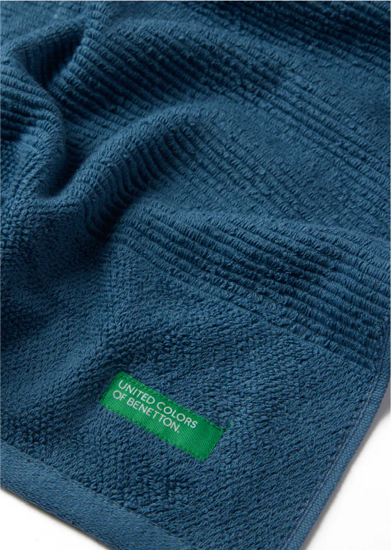 Benetton RIBS, מגבות כותנה פרימיום - פטרול - Image 5