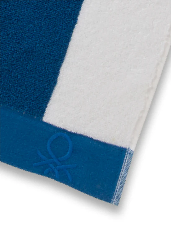 Benetton Stripes – מגבת פסים, כחול - Image 3