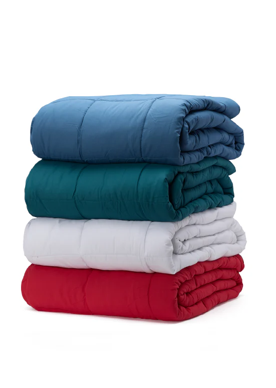 שמיכת מעבר דו־צדדית Benetton - פטרול/אבן - Image 6