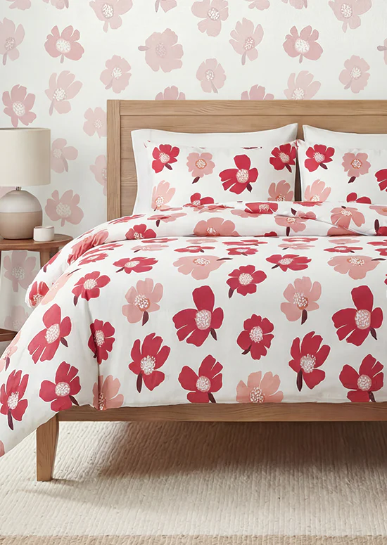 Benetton Botanic Collection סט כותנה בוטני - אדום
